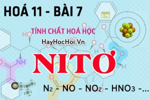 Tính chất hoá học, cấu tạo phân tử của Nitơ N2 và bài tập - Hoá 11 bài 7